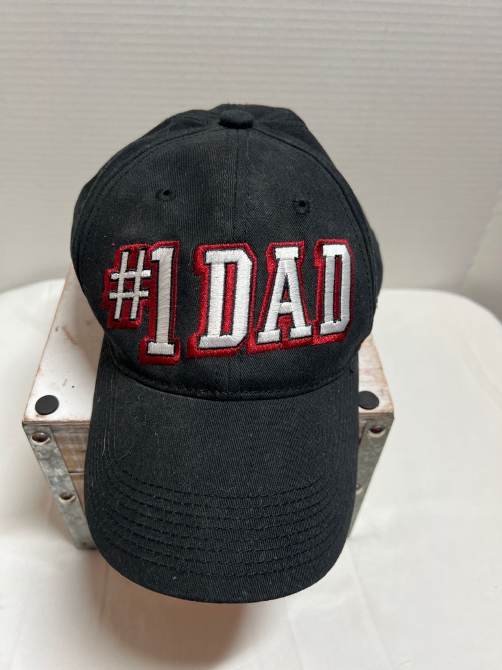 Target Black '#1 DAD' Embroidered Baseball Cap